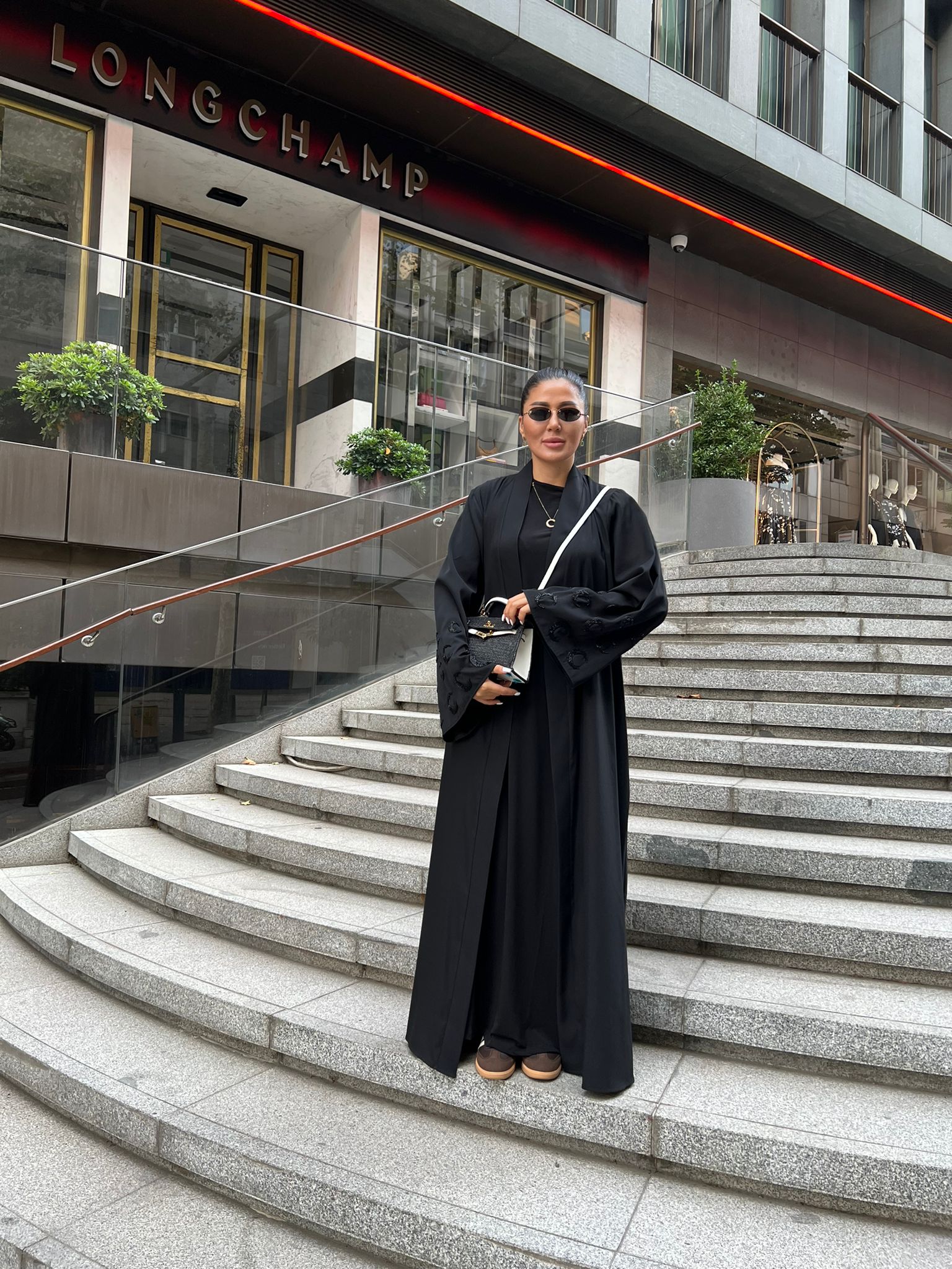 Ay Yıldız Özel Tasarım Abaya