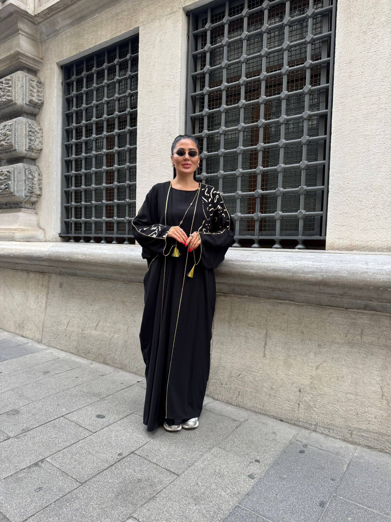 Arapça Yazılı Tasarım Abaya