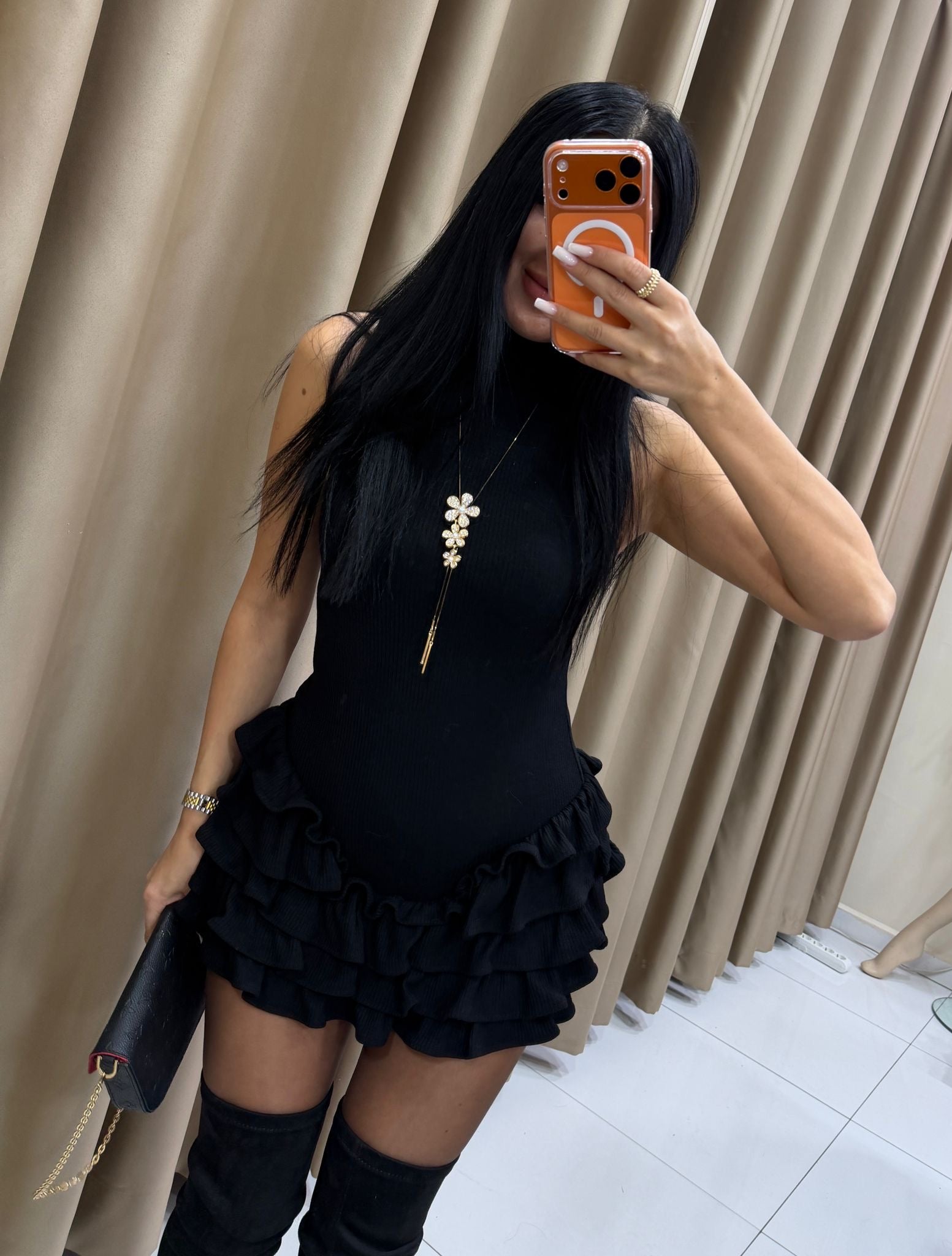 İNCE TRİKO ELBİSE